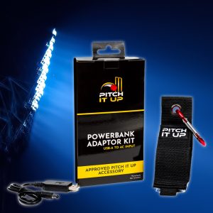 Pitch it up Power bank adapter Kit, cord and velcro connection
